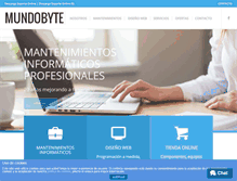 Tablet Screenshot of mundobyte.net